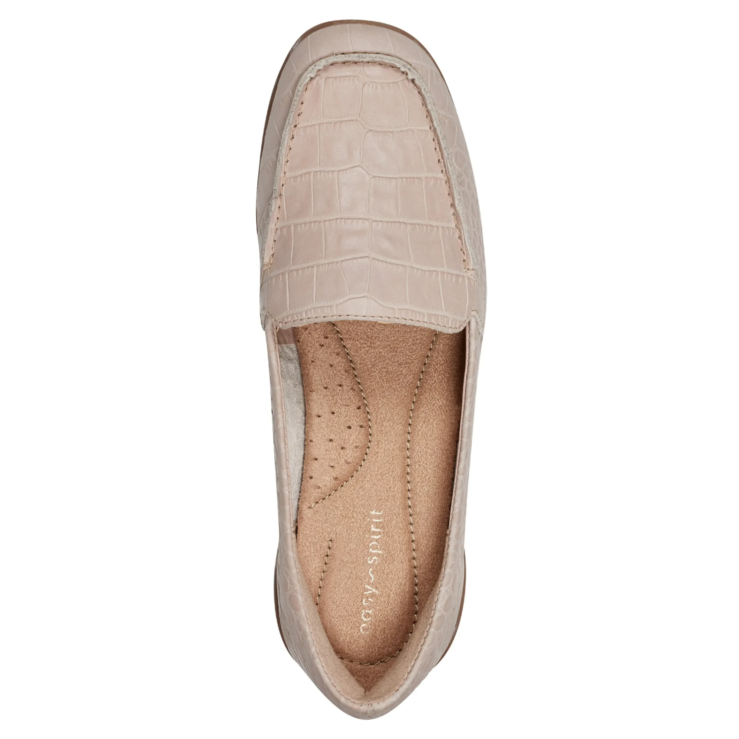 New Easy Spirit Abide Casual Flats NaturalCroco