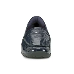 Discount Easy Spirit Abide Casual Flats NavyPatentLeatherCroco