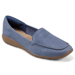 Discount Easy Spirit Abide Casual Flats BlueLeather