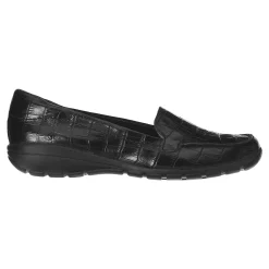 Discount Easy Spirit Abide Croco Print Casual Flats BlackCrocoPrint