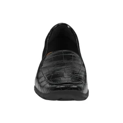 Outlet Easy Spirit Abriana Casual Flats BlackCroco