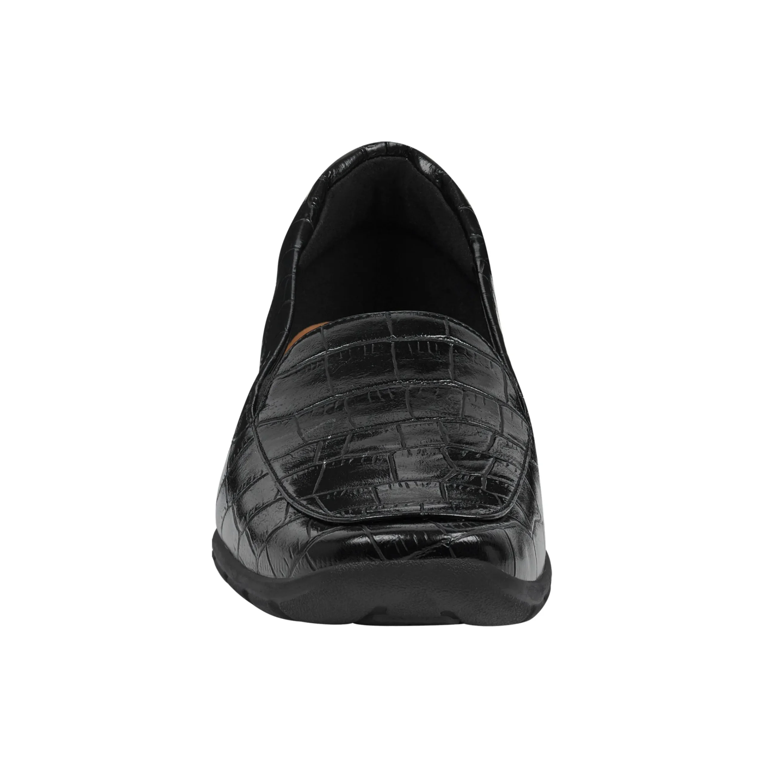 Outlet Easy Spirit Abriana Casual Flats BlackCroco