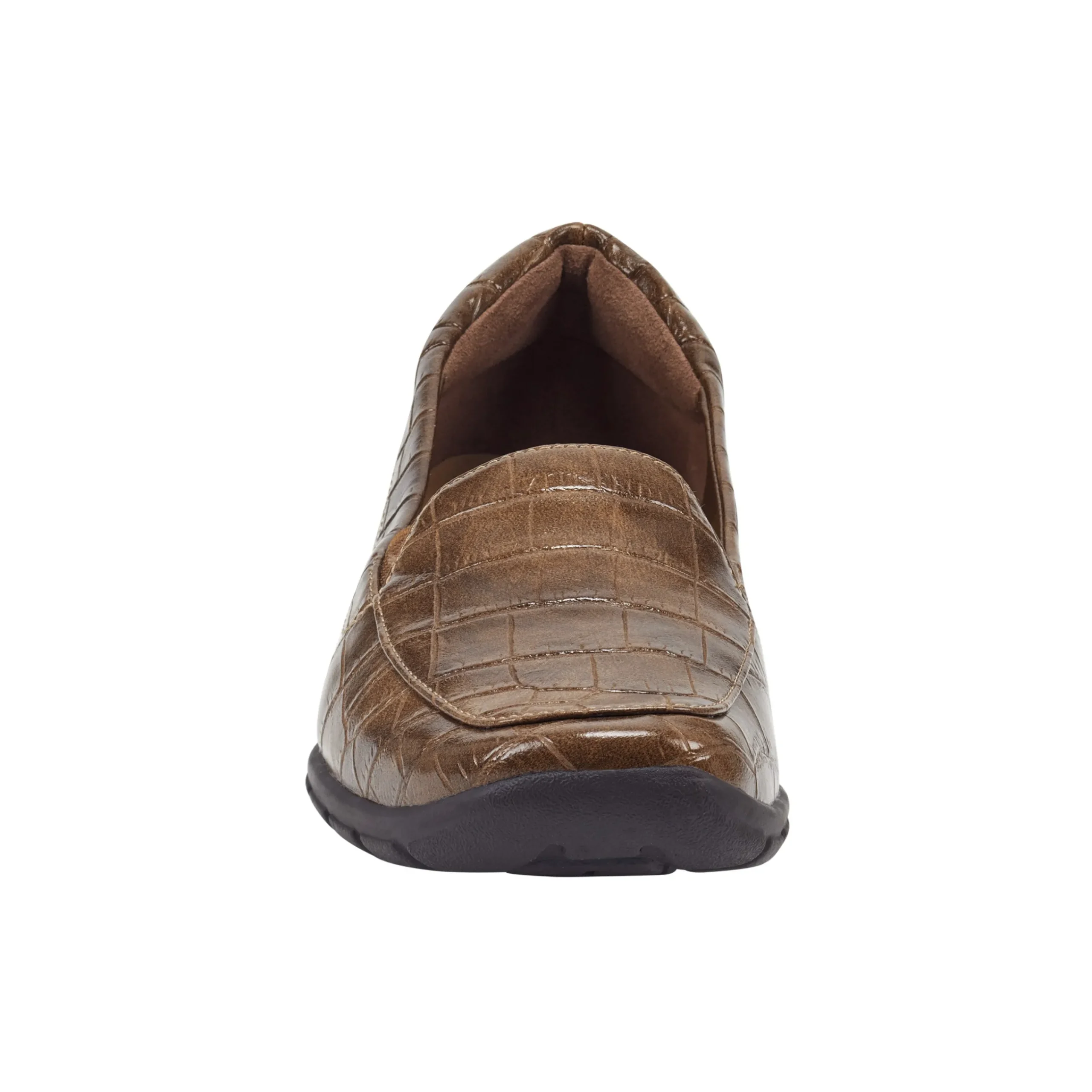 Outlet Easy Spirit Abriana Casual Flats BrownCroco