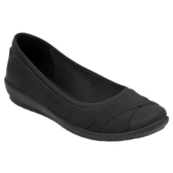 Best Easy Spirit Acasia Slip On Flats Black