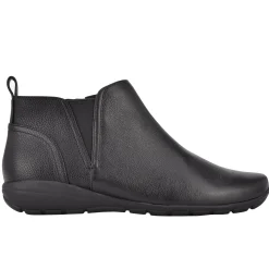 Outlet Easy Spirit Aerial Ankle Booties BlackLeather