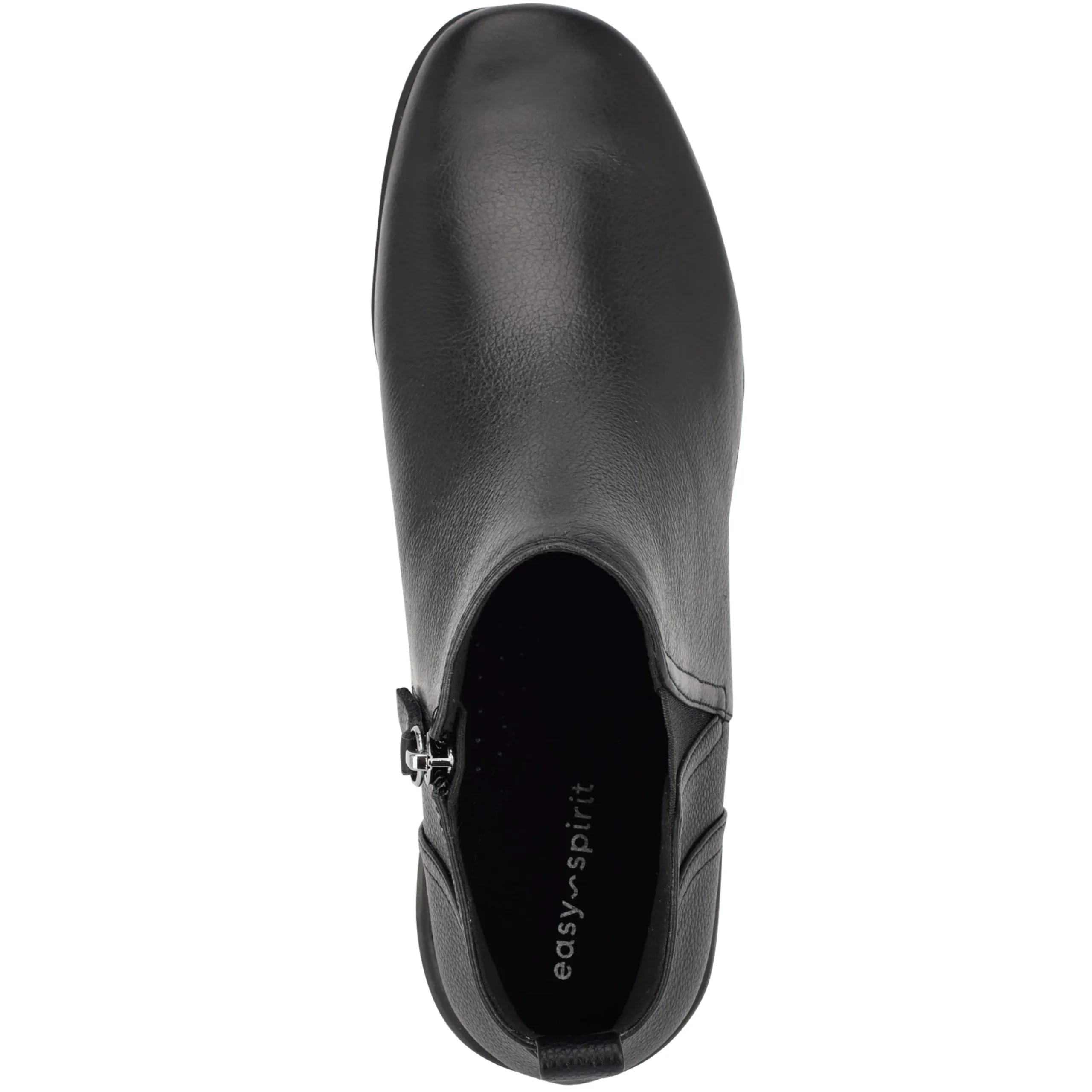 Outlet Easy Spirit Aerial Ankle Booties BlackLeather