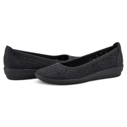 New Easy Spirit Alessia Ballet Flats Black