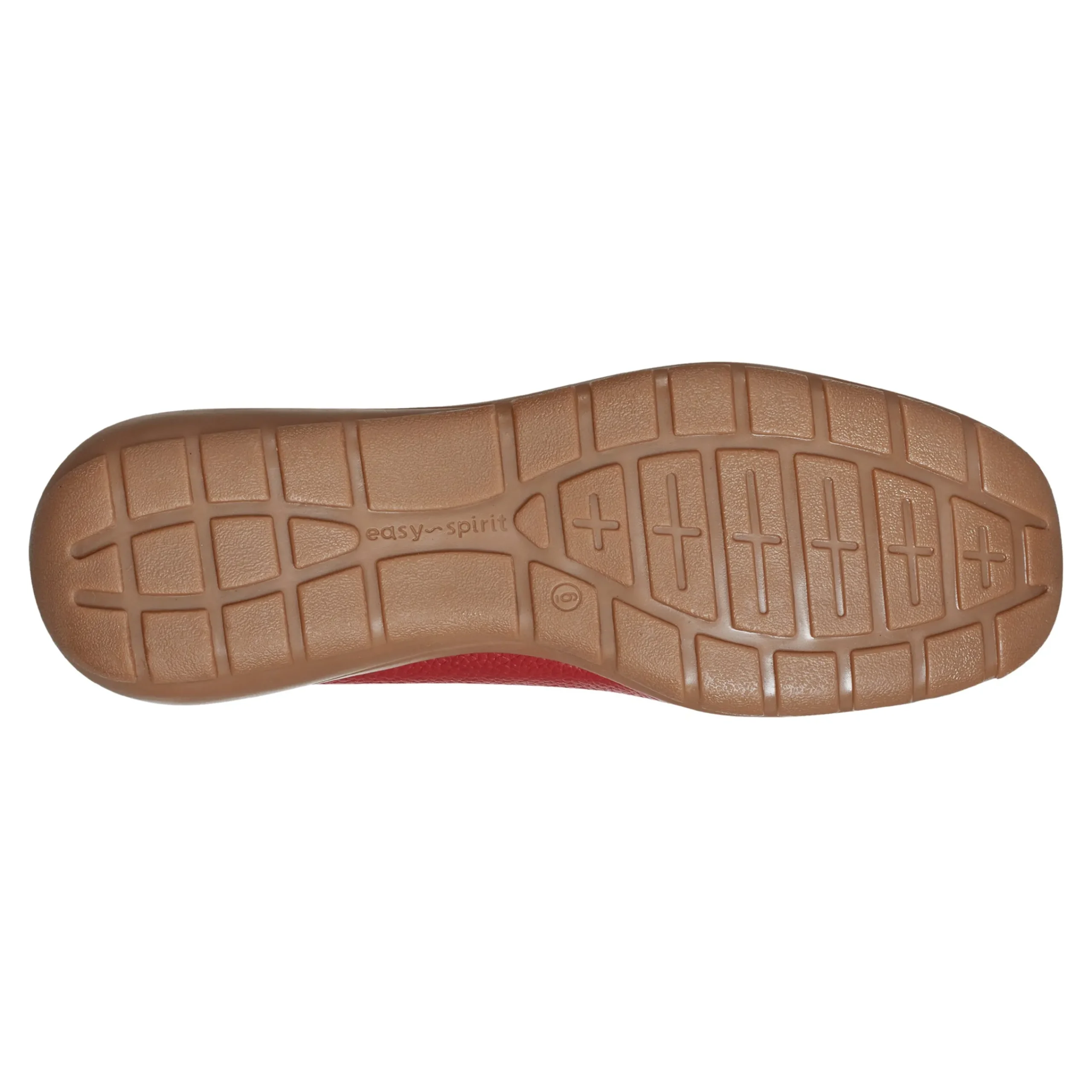 Outlet Easy Spirit Amalie Casual Loafers RedLeather