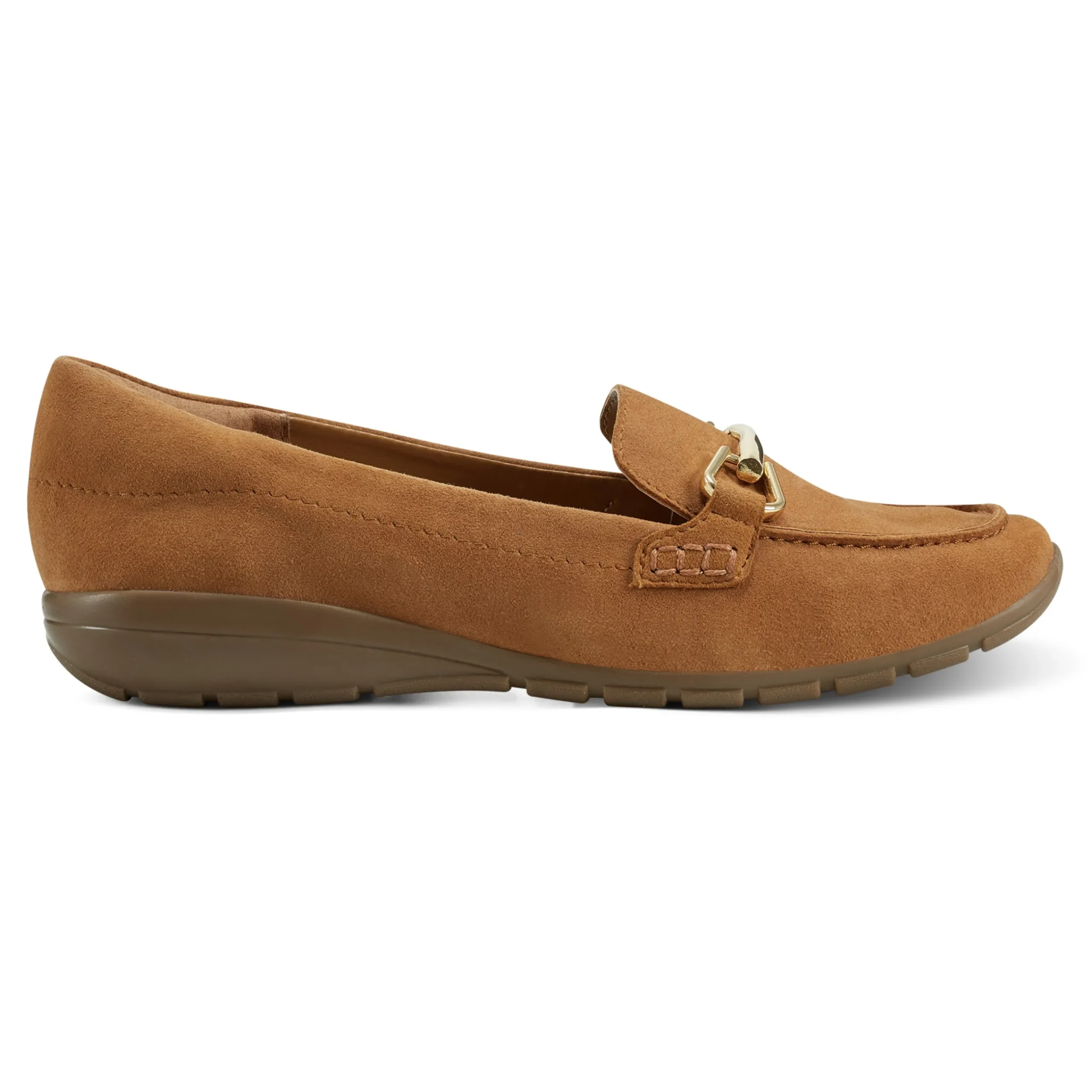 Discount Easy Spirit Amalie Casual Loafers TanSuede
