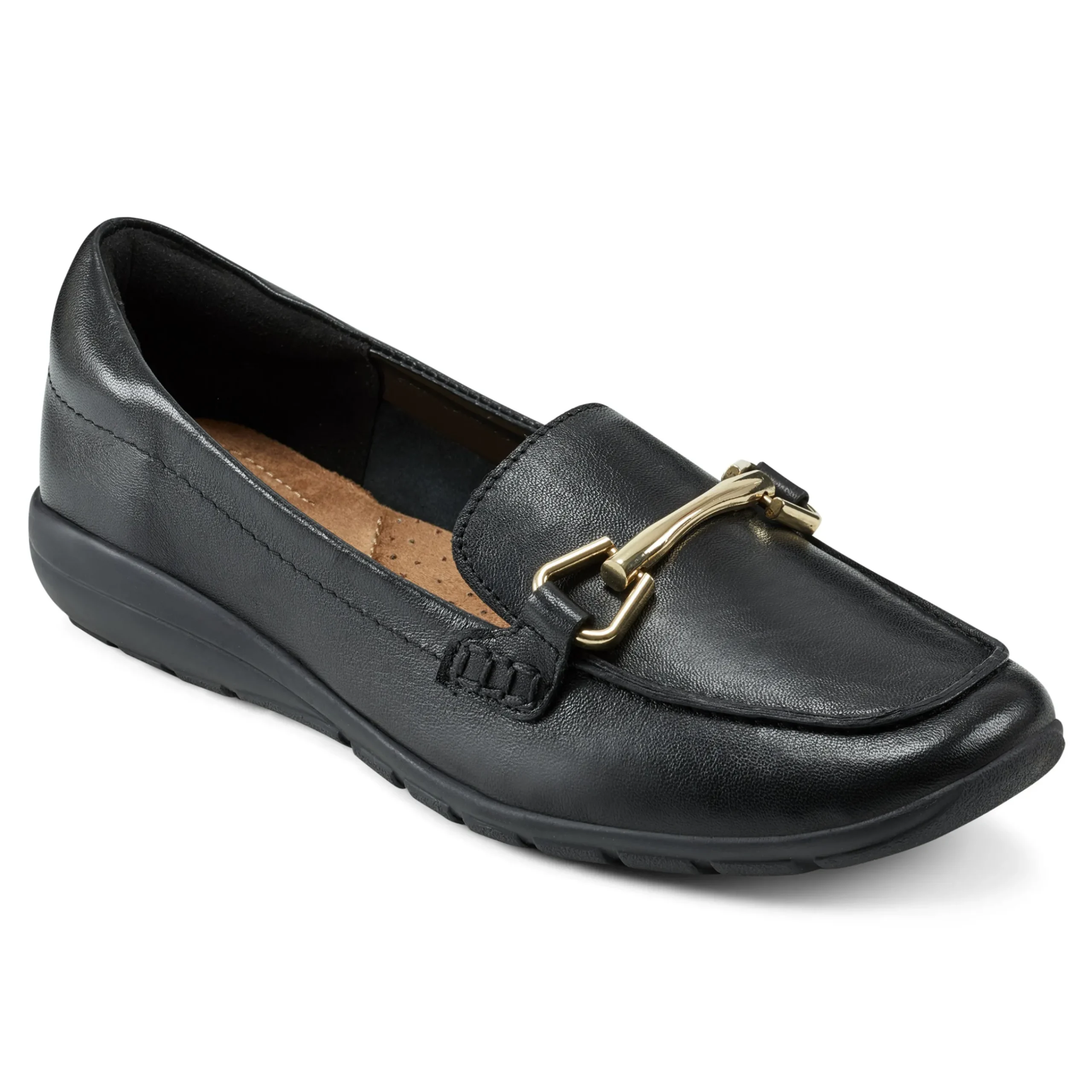 Clearance Easy Spirit Amalie Casual Loafers BlackLeather