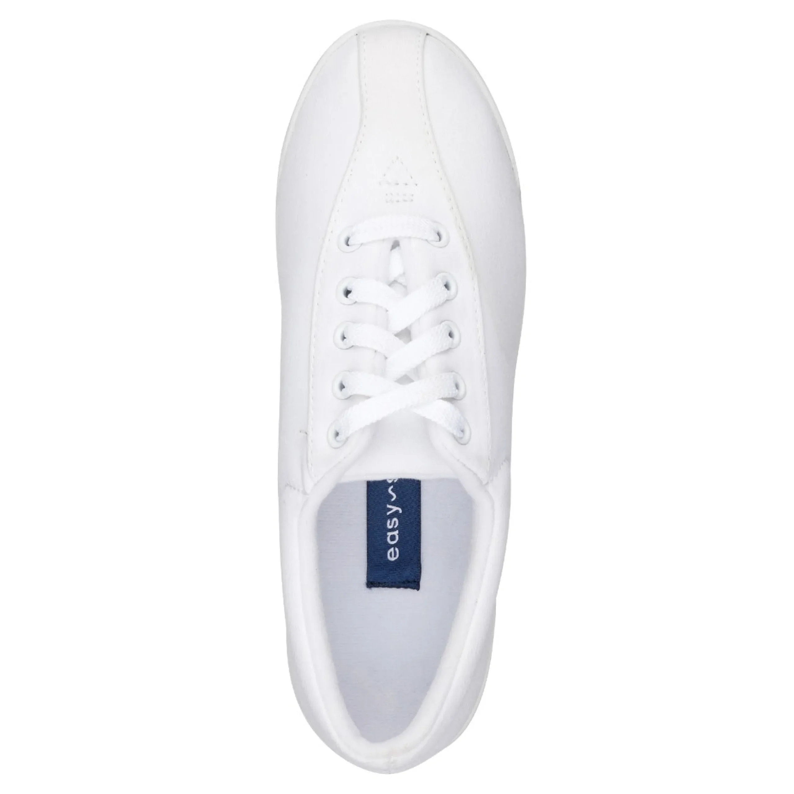 Best Easy Spirit AP1 Canvas Walking Shoes WhiteFabric