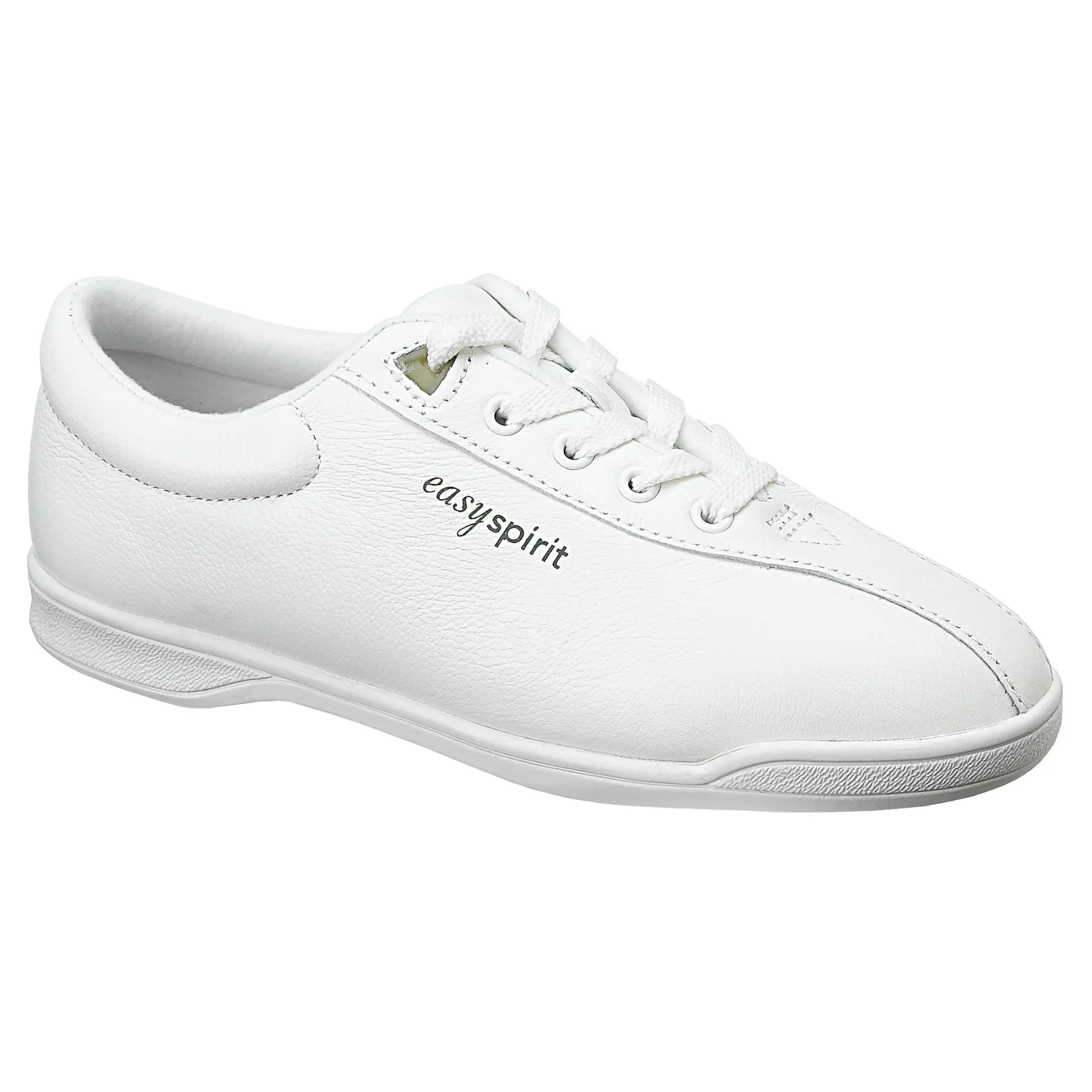 Best Easy Spirit AP1 Leather Walking Shoes WhiteLeather