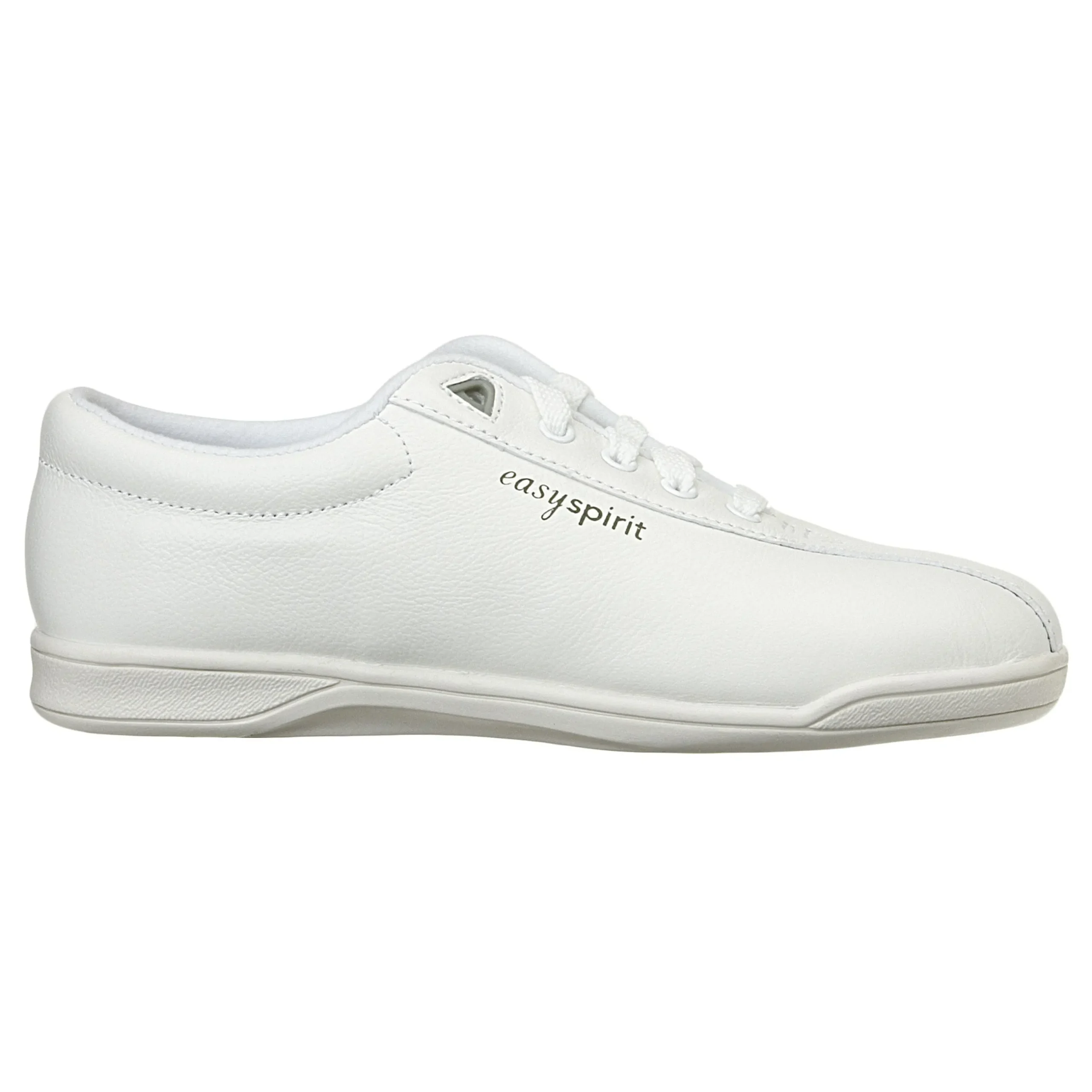 Best Easy Spirit AP1 Leather Walking Shoes WhiteLeather
