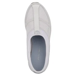 Best Easy Spirit Argyle Mesh Clogs WhiteLeather