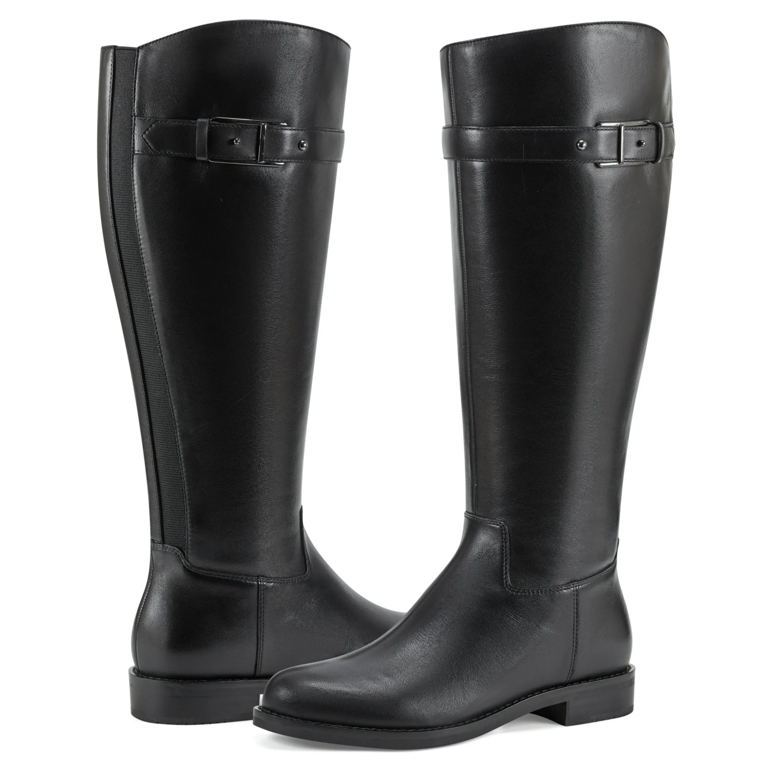 Discount Easy Spirit Aubrey Casual Boots BlackLeather
