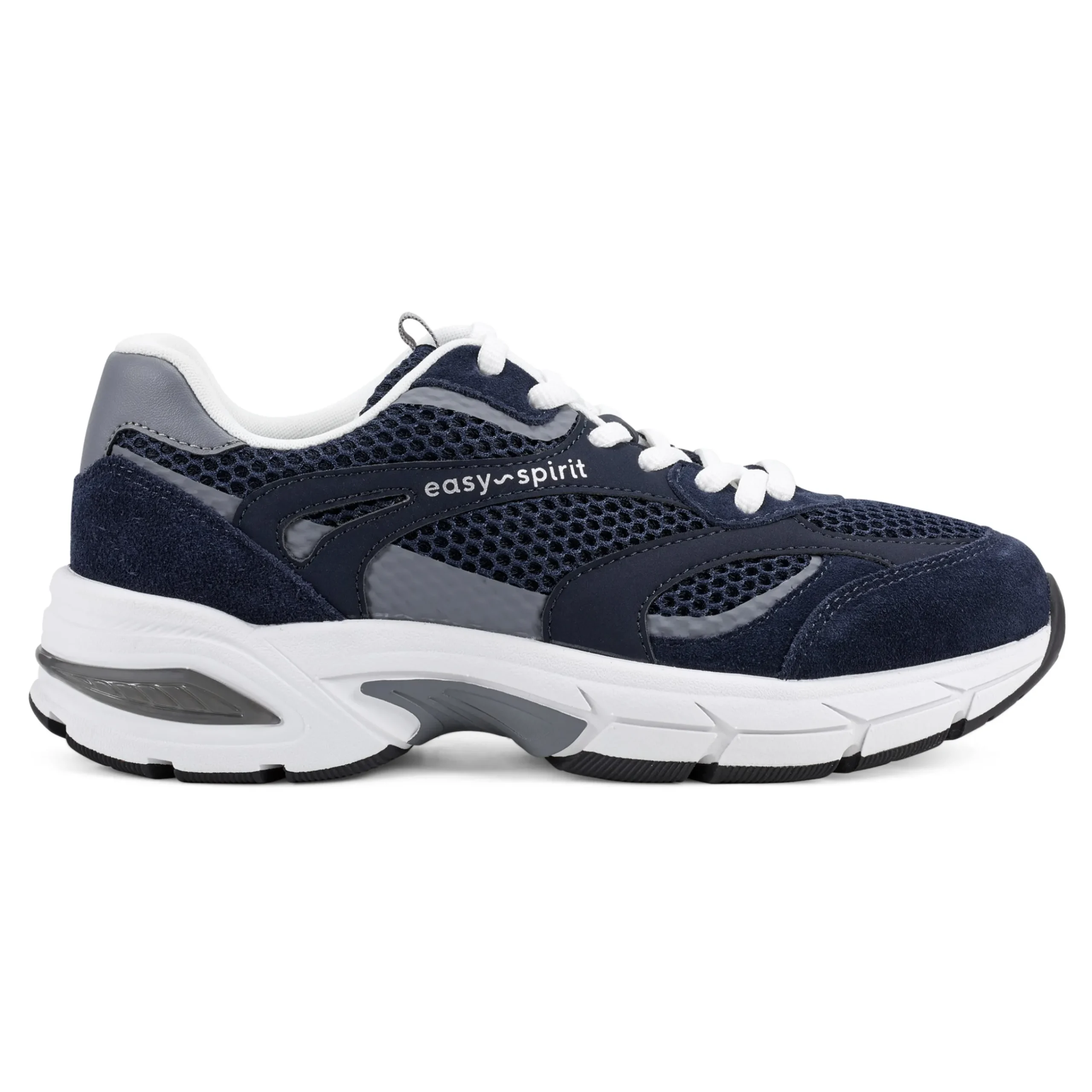 Clearance Easy Spirit Barbeau Lace-Up Walking Shoes Navy