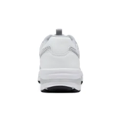 Discount Easy Spirit Barbeau Lace-Up Walking Shoes White/Silver