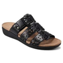 Outlet Easy Spirit Bazel Slide Sandals Black