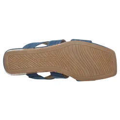 Clearance Easy Spirit Becky Wedge Sandals BlueDenim