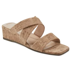 Hot Easy Spirit Becky Wedge Sandals NaturalCork