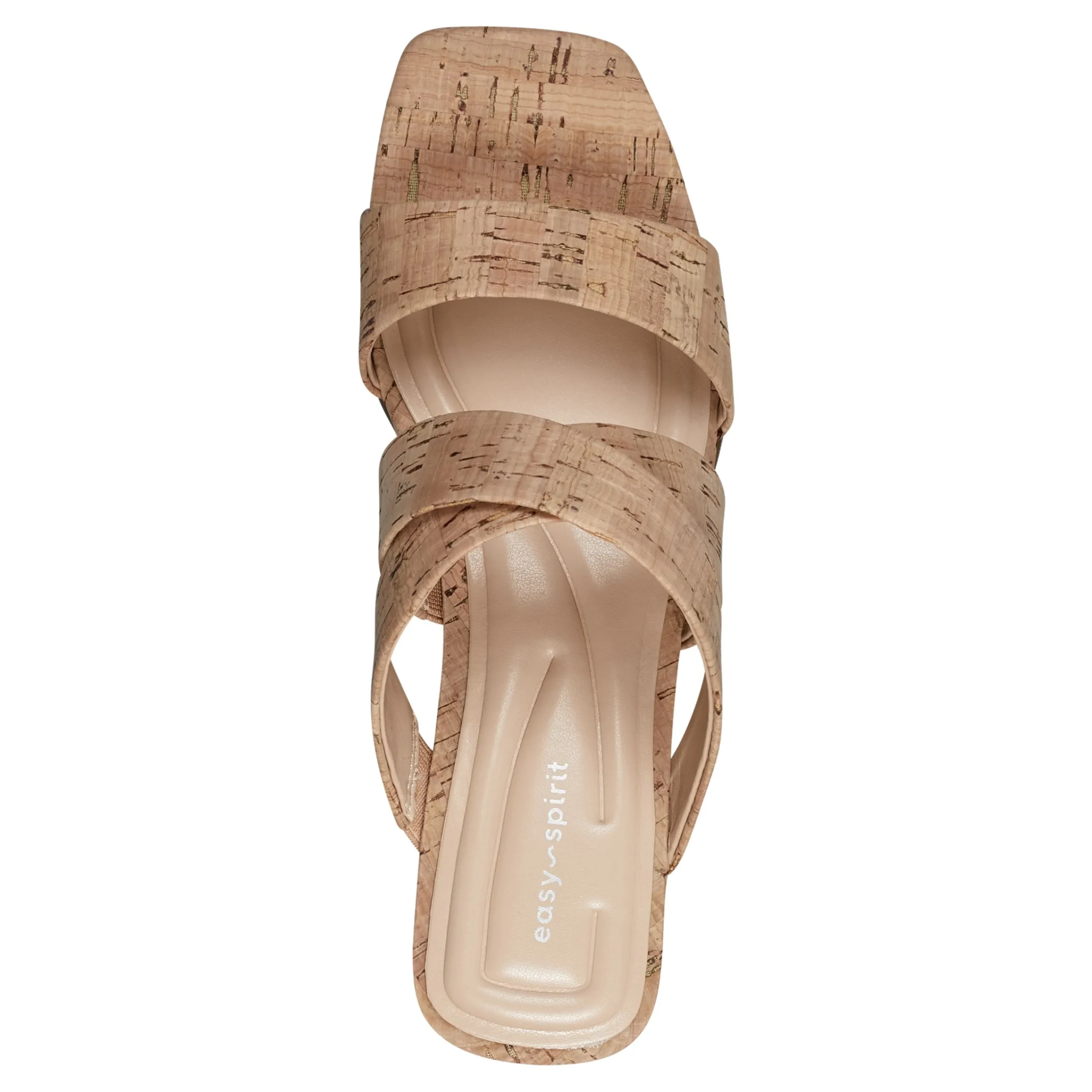 Hot Easy Spirit Becky Wedge Sandals NaturalCork