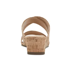 Hot Easy Spirit Becky Wedge Sandals NaturalCork