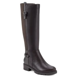 Hot Easy Spirit Bianca Tall Boots BrownLeather