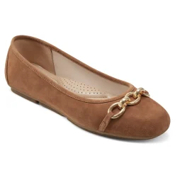New Easy Spirit Brandi Ballet Flats BrownSuede