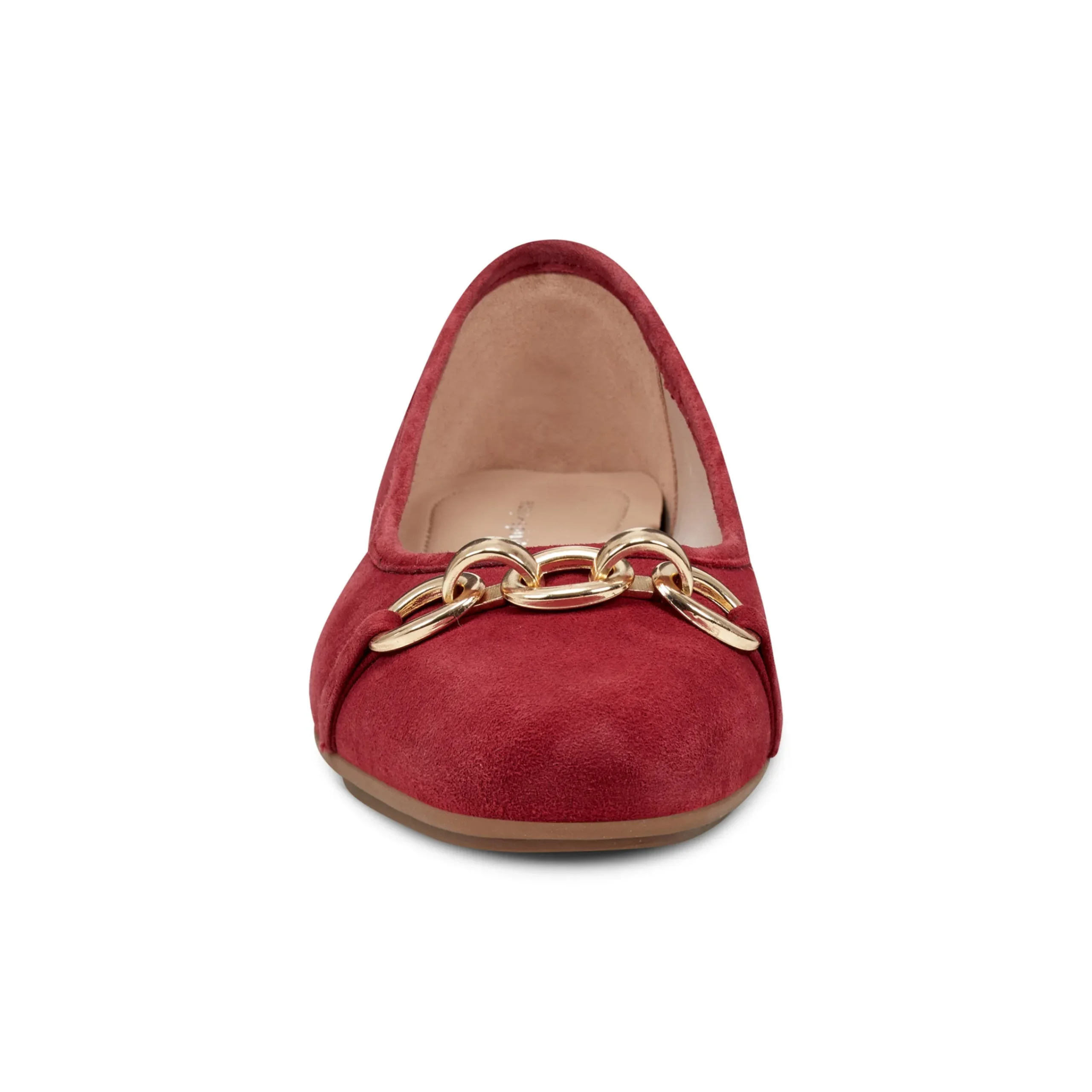 Outlet Easy Spirit Brandi Ballet Flats RedSuede