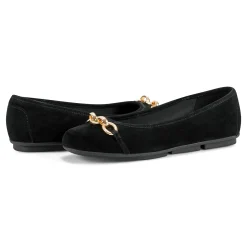 New Easy Spirit Brandi Ballet Flats BlackSuede