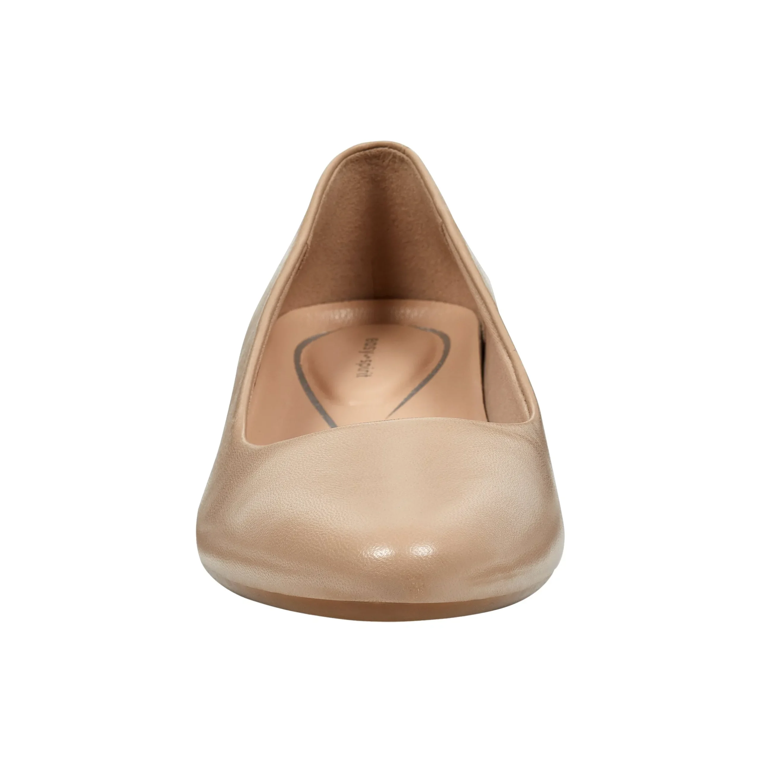 Hot Easy Spirit Caldise Leather Low Heel Dress Shoes LiteLatteLeather