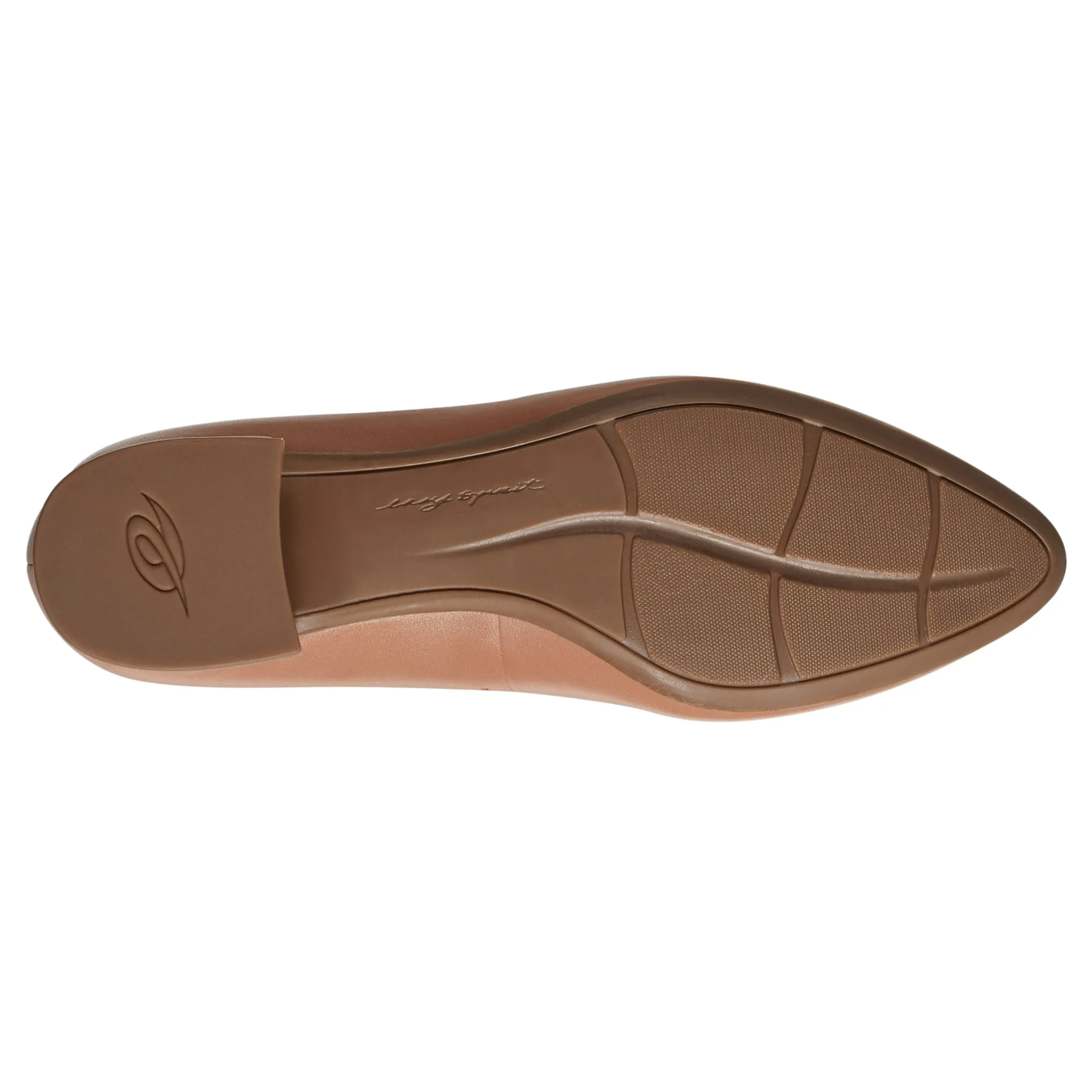Best Easy Spirit Caldise Low Heel Dress Shoes BrownLeather