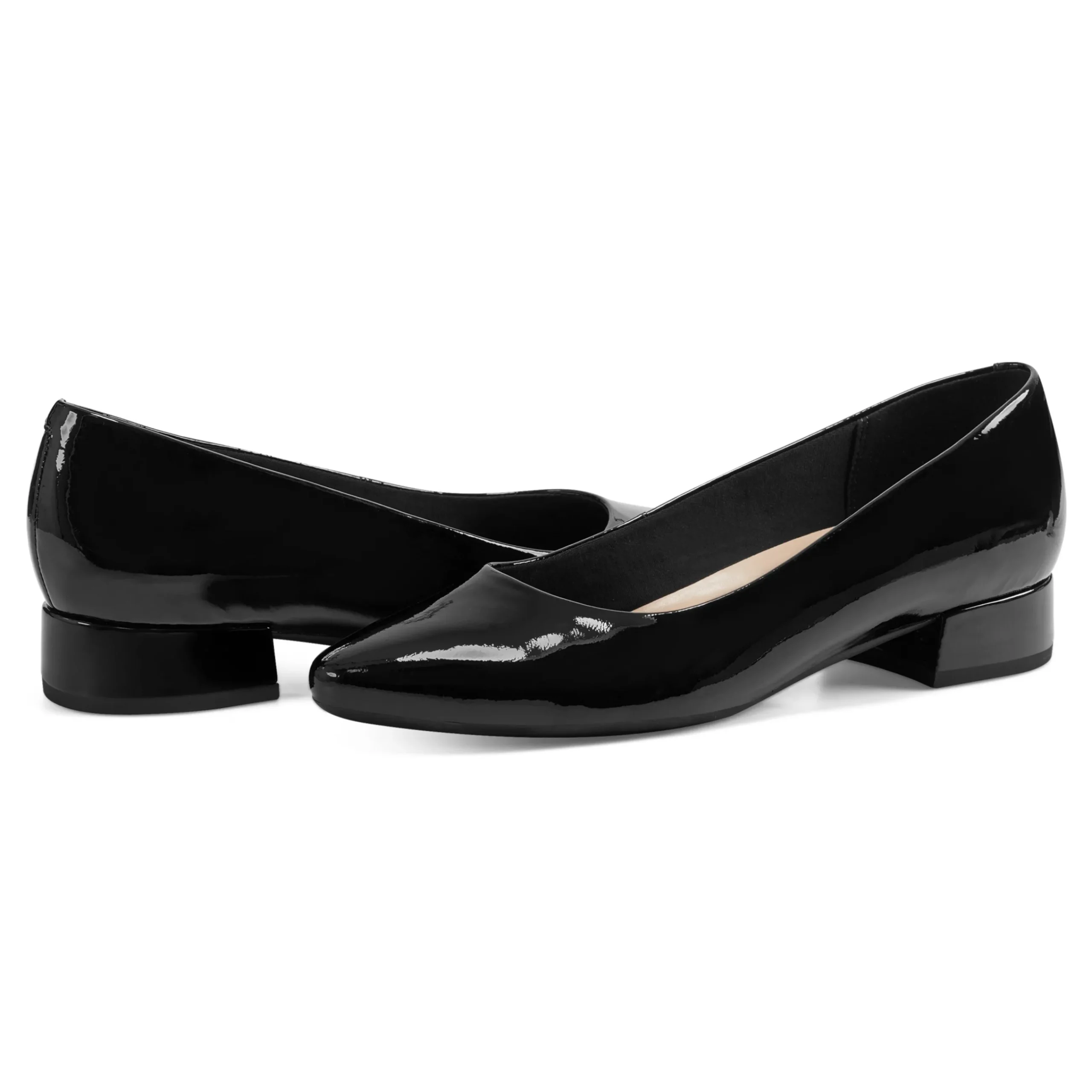 Outlet Easy Spirit Caldise Low Heel Dress Shoes Black