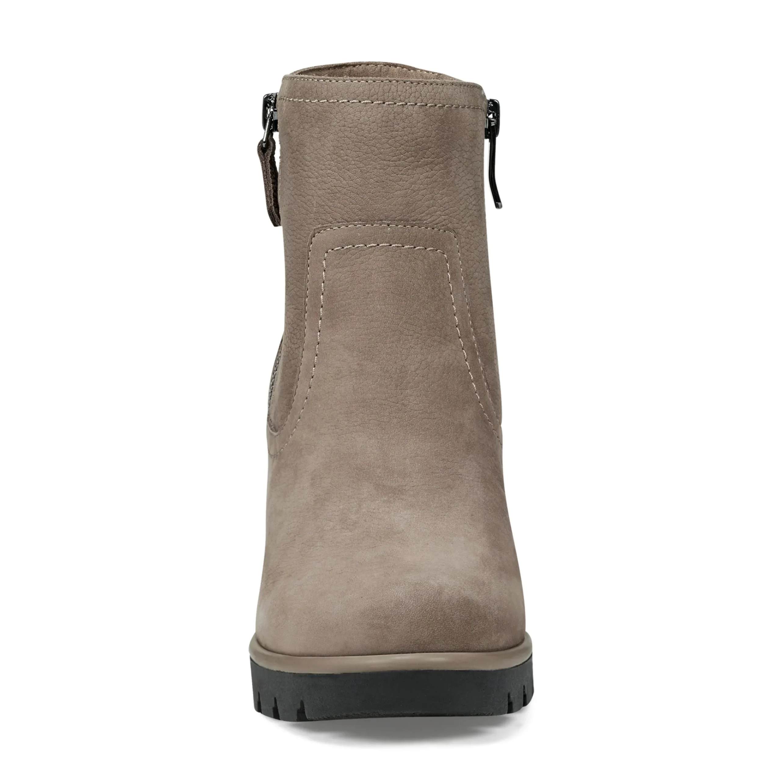 Clearance Easy Spirit Camber Lug Sole Dress Booties TaupeSuede