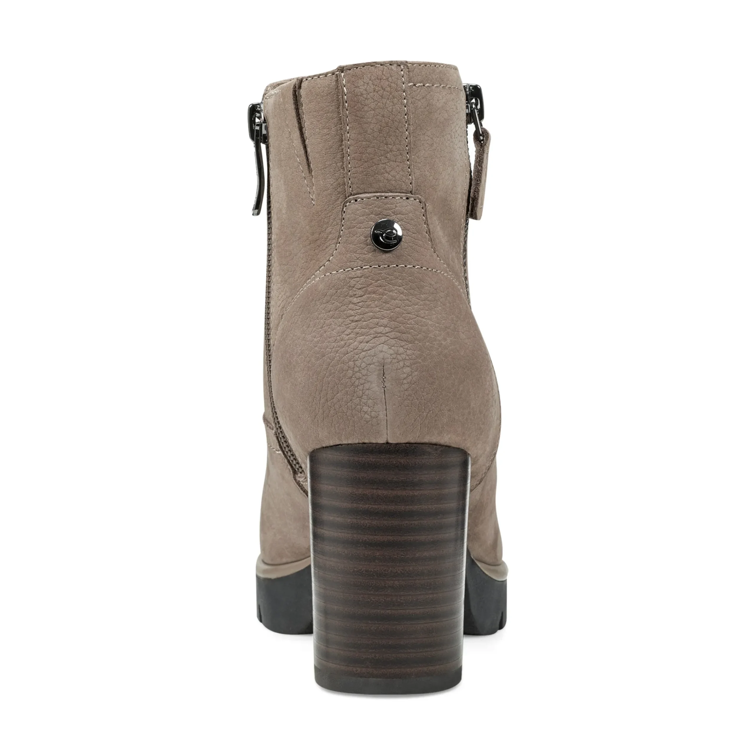 Clearance Easy Spirit Camber Lug Sole Dress Booties TaupeSuede