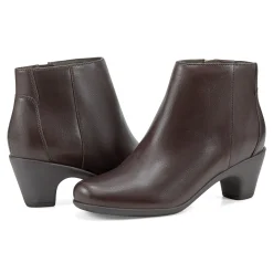 New Easy Spirit Camira Casual Booties BrownLeather