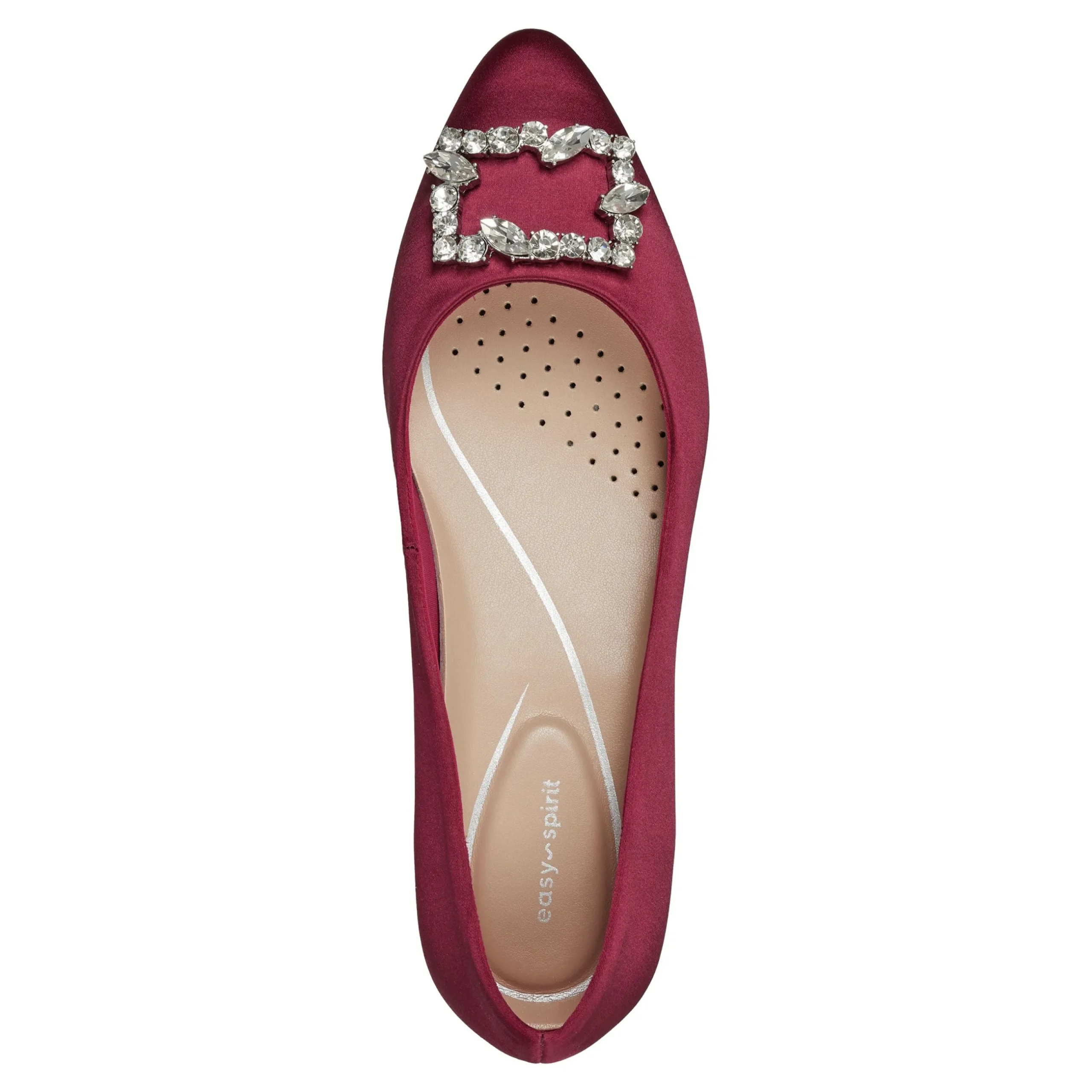 Hot Easy Spirit Carisma Dress Pumps RedSatin