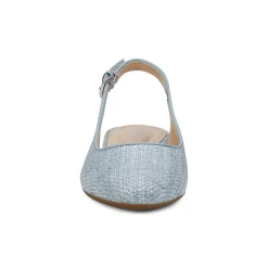 Clearance Easy Spirit Cassius Slingback Pumps LightBlueRaffia