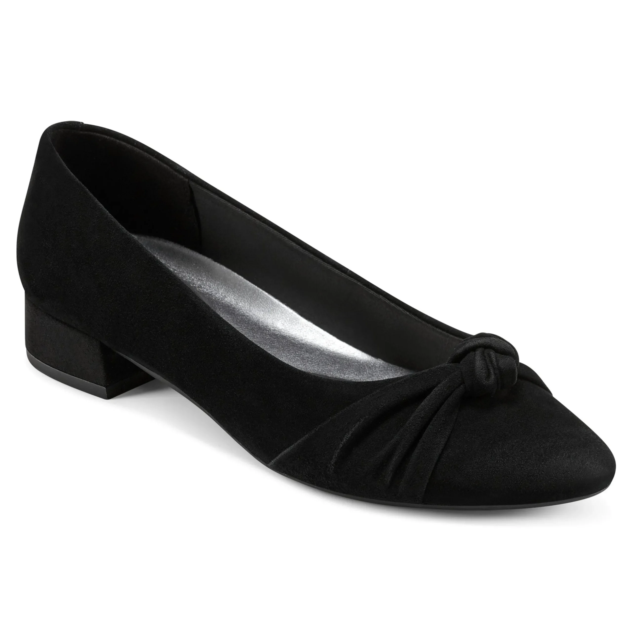 Discount Easy Spirit Caster Dress Shoes BlackSuede