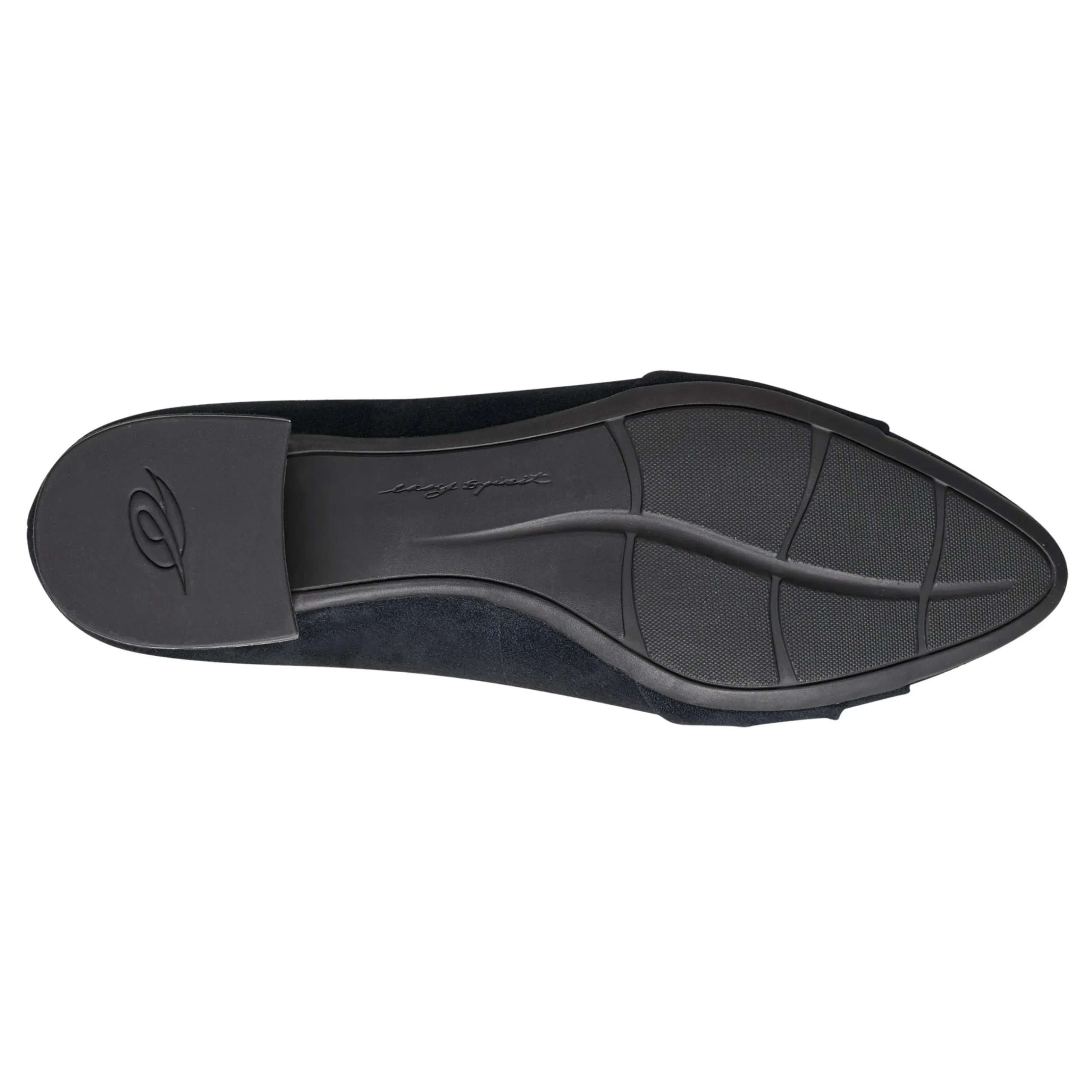 Outlet Easy Spirit Caster Dress Shoes NavySuede
