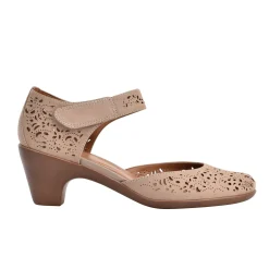 Sale Easy Spirit Cindie Mary Jane Heels Taupe