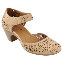 Outlet Easy Spirit Cindie Mary Jane Heels Biscuit