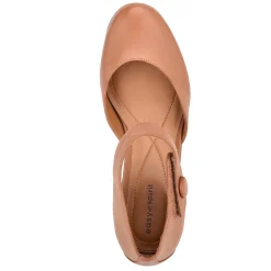 Discount Easy Spirit Clarice Mary Jane Heels BrownLeather