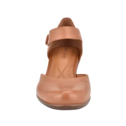Discount Easy Spirit Clarice Mary Jane Heels BrownLeather