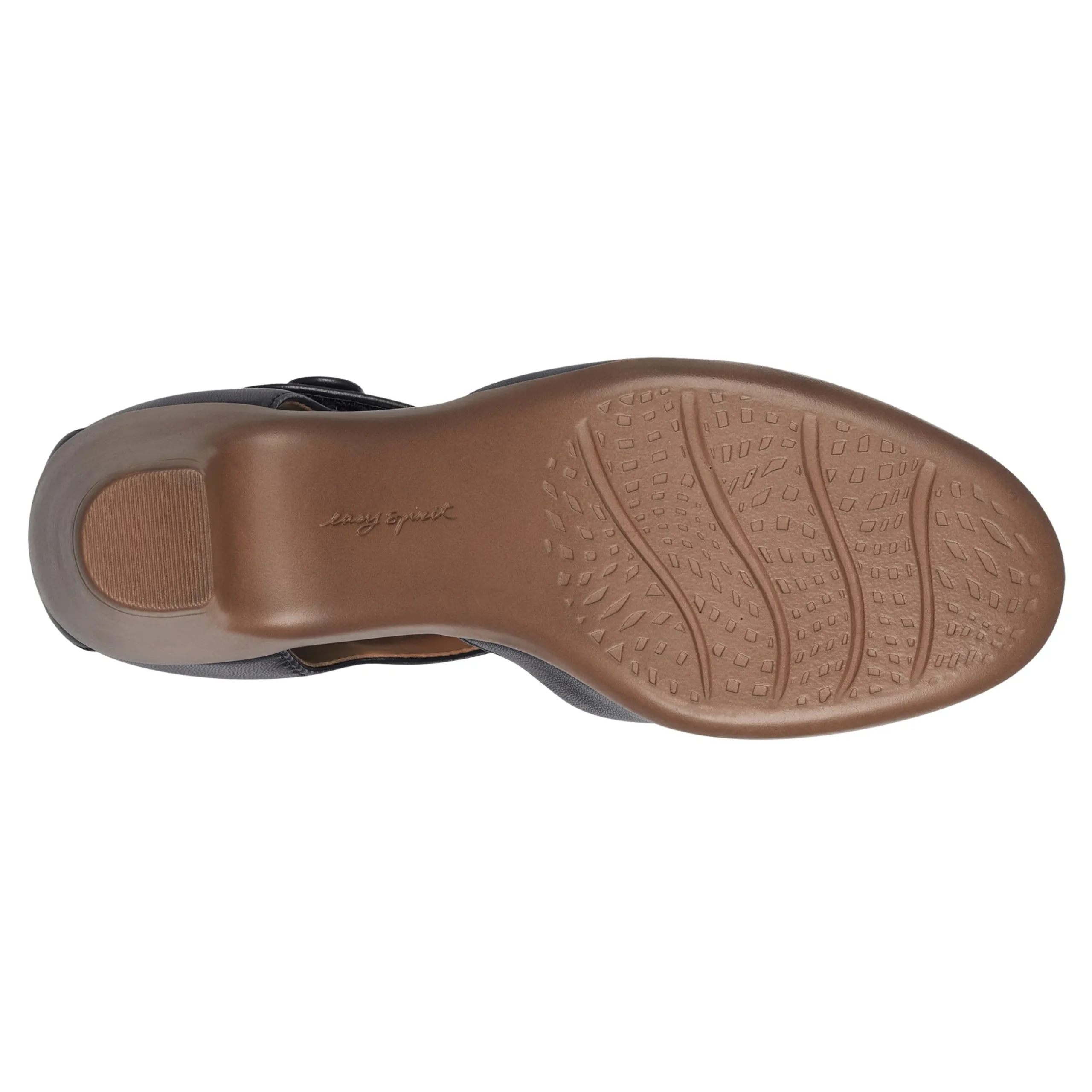 Best Easy Spirit Clarice Mary Jane Heels BlackLeather