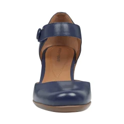 New Easy Spirit Clarice Mary Jane Heels NavyLeather