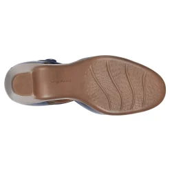 New Easy Spirit Clarice Mary Jane Heels NavyLeather