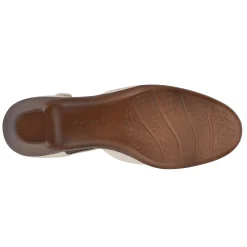 Discount Easy Spirit Clarice Mary Jane Heels IvoryLeather