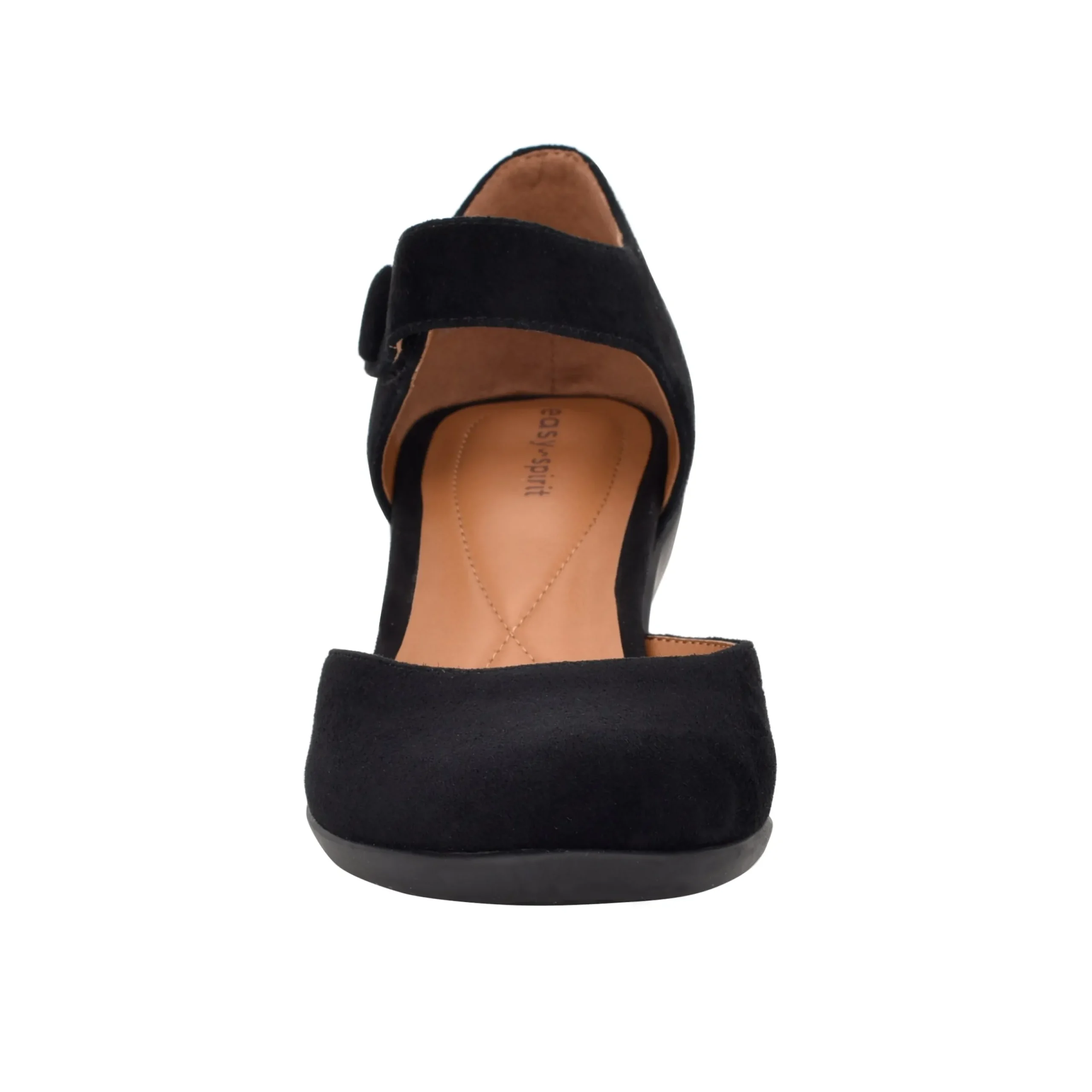 Sale Easy Spirit Clarice Mary Jane Heels BlackSuede