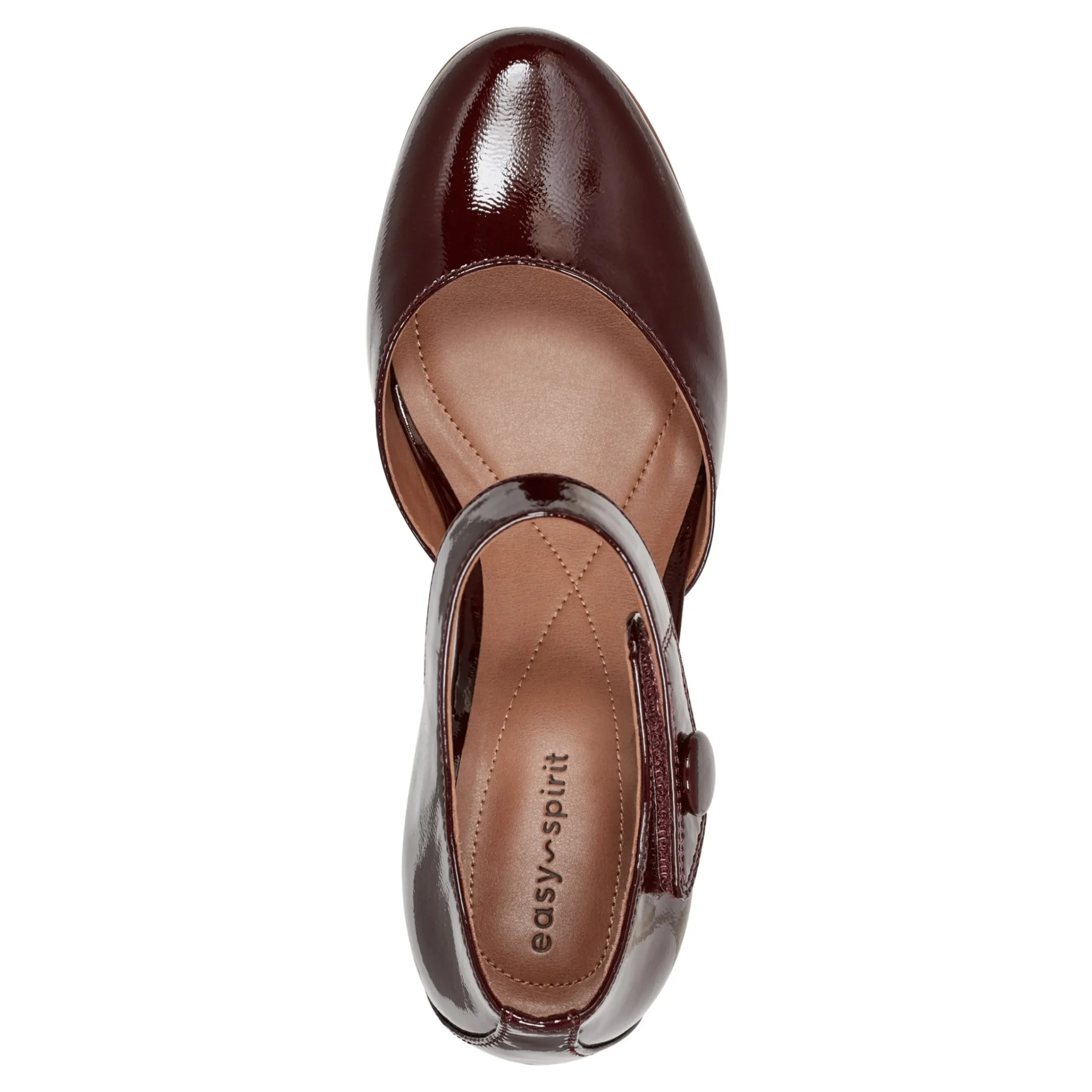 Easy Spirit Clarice Mary Jane Heels RedPatent